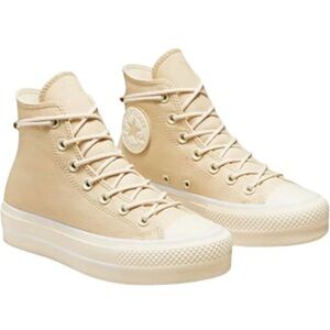 Converse Chuck Taylor All Star Lift Sneaker in Oat Milk & Natural Ivory